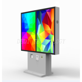 55inch Outdoor Floor Standing Advertisng LCD Display Digital Drive-Thru Menu Boards Digital Signage