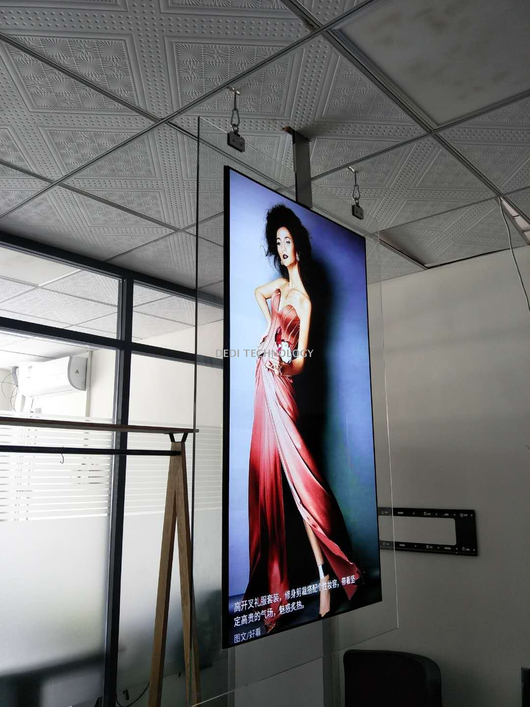 Hot sles New 55 inch OLED Double-sided wallpaper advertising machine