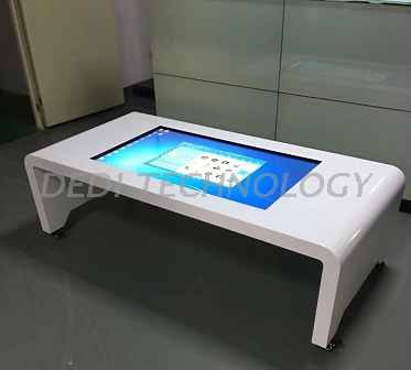 Dedi 43inch P-Cap Touch Tea Table with Drawer Stainless Steel