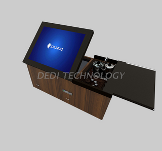 Dedi Popular Video Tea Kiosk Multi Touch Screen Game TablePC All In One Interactive Touch Table