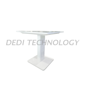 Dedi 13.3 " Pure White Multi - touch Double Screen Coffee Table , Conference Smart Table