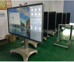 Dedi 75inch android board 10 points touch interactive magnetic whiteboard for school
