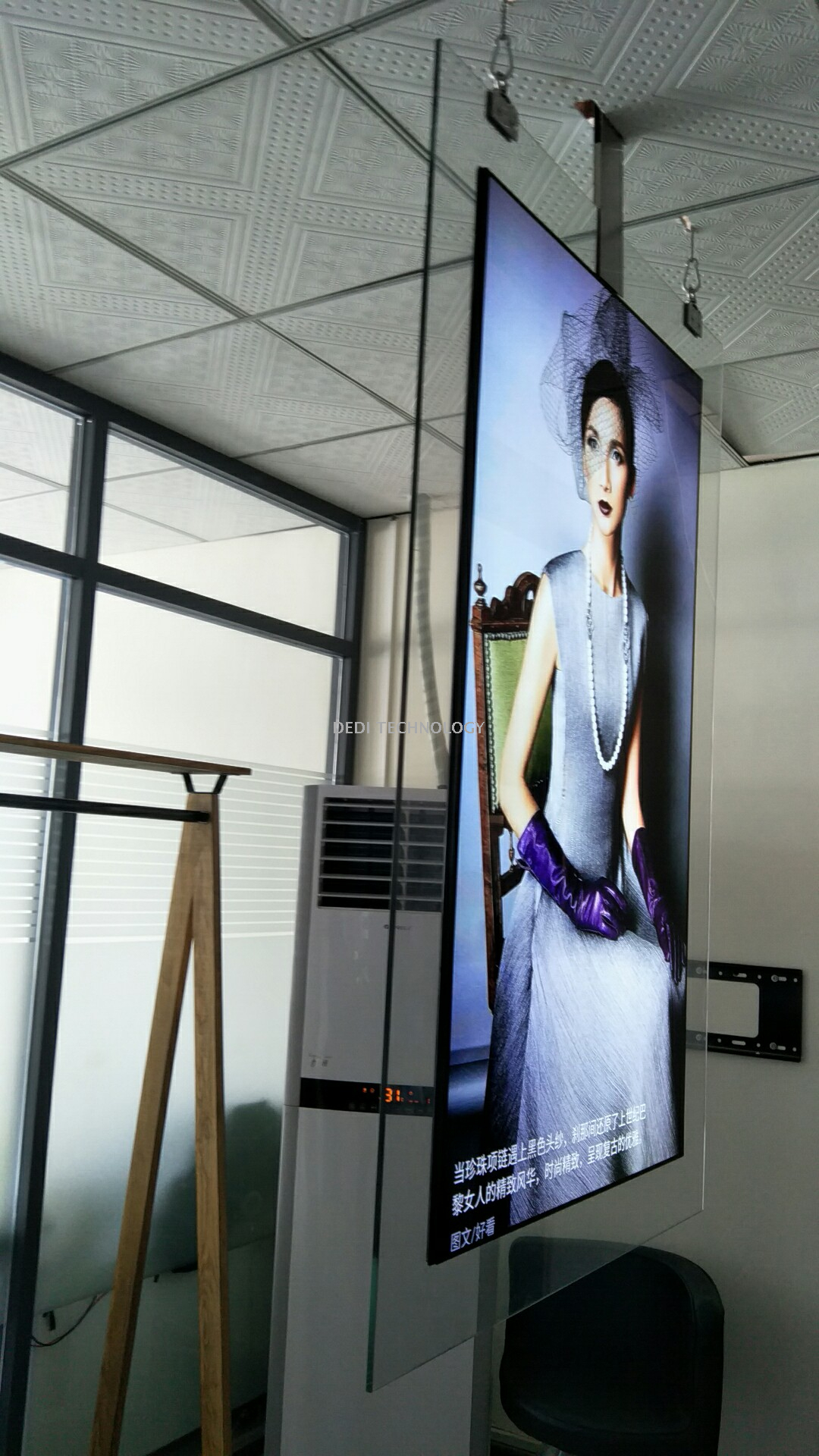 Hot sles New 55 inch OLED Double-sided wallpaper advertising machine