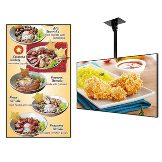  Menu Board Hd Wall Mounted Advertising Display 55 Inch Led Panel Network Restaurant Digita Display