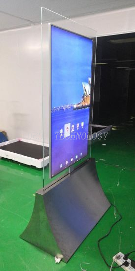 Dedi 55″ Double Sided OLED Standing Digital Signage in Tempered Glass