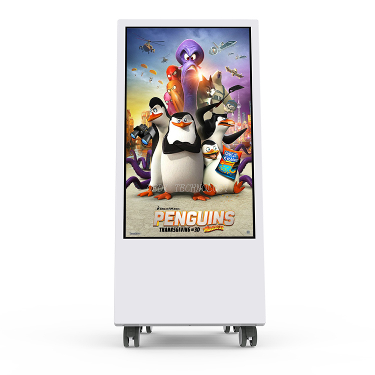 32 inch Stand Alone multadvertising Display windows touch screen Digital Signage with battery powered